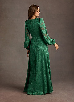 Savanah Dark Green Maxi Dress image5