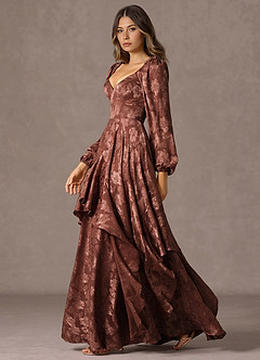 Milena Mocha Coco Maxi Dress image3