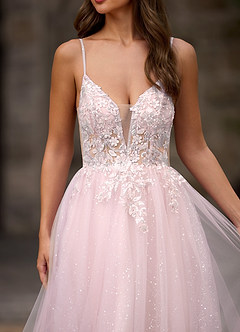 Finesse Rosa Vestido de fiesta de corte A image6