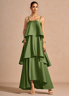 Itasca Olive Green Maxi Dress image5