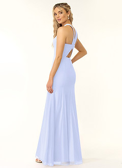 Azazie Rue Brautjungfernkleider A-Linie Halter Chiffon Kleid Lavendel image5