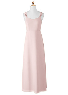 Azazie Denice Junior Blushing Pink A-Line Chiffon Dress image8