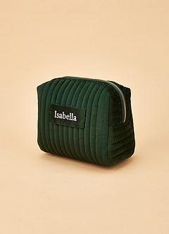 front Bolsa de maquillaje con nombre personalizado