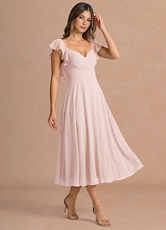 Leilani Powder Pink Midi Dress image4