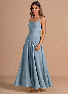 Robe Longue Bleu Poudre Nyselle image4