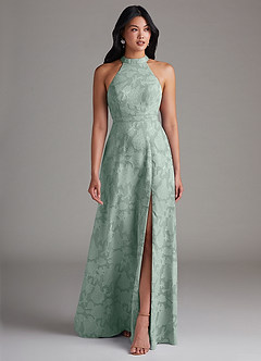 front Azazie Floral Burnout-staal