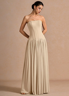 Eirisse Champagne Maxi Dress image3