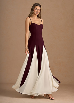 Liorne Wein Ballkleid image3