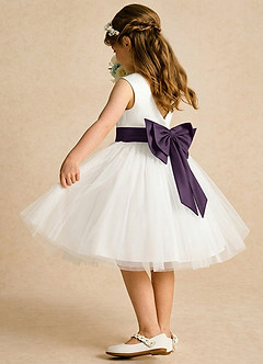 Azazie Sosie Flower Girl Klänningar Klä A-Line i Tyll Plisserad image4