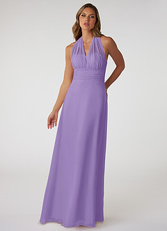 Azazie Fifi Bridesmaid Dresses Tahiti A-Line Strapless Chiffon Convertible Dress image2