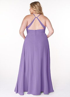 Azazie Davis Abiti da Damigella Abito A-Line in Chiffon con Scollo a V Tahiti image8