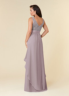 Azazie Xella Mother of the Bride Dresses Dusk A-Line Lace Chiffon Dress image3