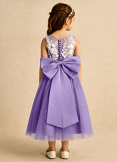 Azazie Sundae Robe Demoiselle D'honneur Fillette Robe Princesse en Dentelle Tahiti image2