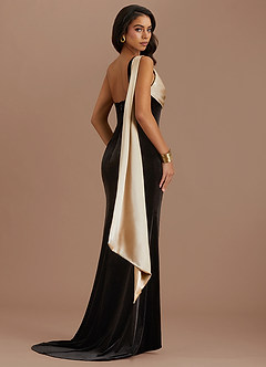 Vestido Oro Negro Largo Nala image2