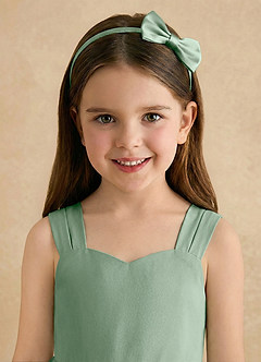 front Girls Satin Headband