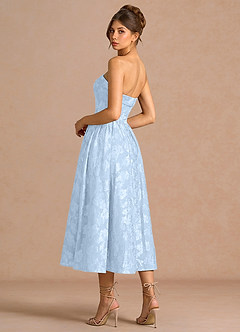 Sadie Powder Blue Midi Dress image2