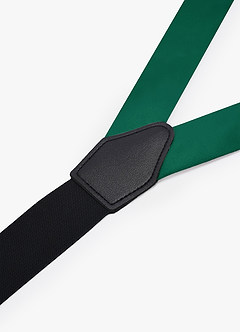 front Matte satijnen smokingbretels met knoopsluiting