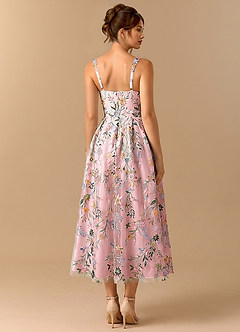Skyler Candy Pink Midi Dress image2