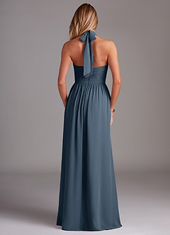Azazie Avary Bridesmaid Dresses Neptune A-Line Pleated Chiffon Dress image8
