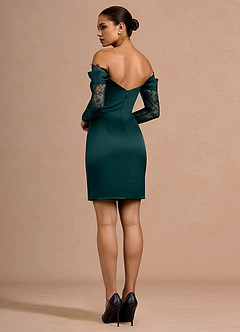 Gizela Verde Bosque Mini vestido image2