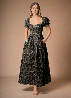 Maxi jurk Amy Zwart image3