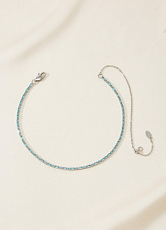 Blue Mixed Stone Choker
