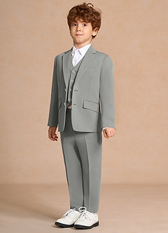 front Oliver Grey Boys 3-Piece Suit