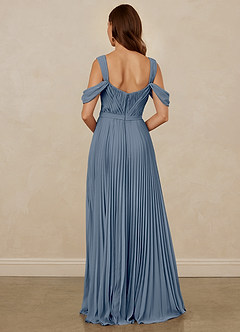 Christian Siriano Bridal for Azazie 1013 Bridesmaid Dresses Twilight A-Line Off the Shoulder Chiffon Dress image3