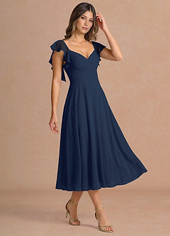 Leilani Navy Midi Dress image4