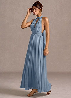 vestido Maxi Pó Azul Ottilie image5