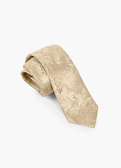front Classic Floral Jacquard Wide Tie