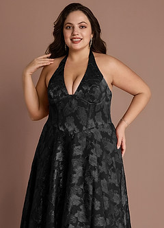 Robe Mi-Longue Noir Isabeau image11