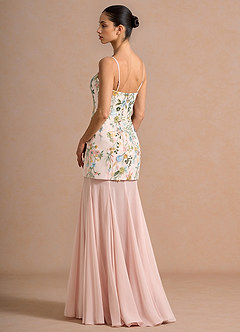 Nessa Pirosas Rózsaszín Multi Maxi ruha image2