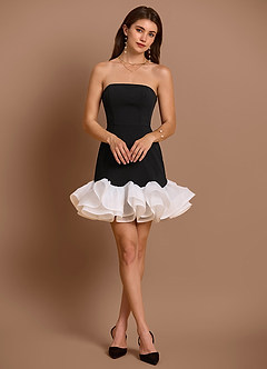 Vestido Blanco Negro Mini Nola image6