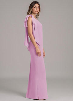 Azazie Capri Suknie dla druhen Linia A Jedno ramię Szyfon Do ziemi Sukienka image3