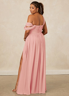 Christian Siriano Bridal for Azazie 1014 Bridesmaid Dresses Rosette A-Line Off the Shoulder Chiffon Dress image11