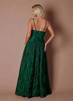 Robe Longue Vert Crépuscule Glen image2