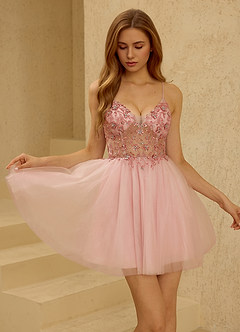 Crinara Rosa Minivestido image6