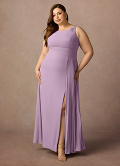 Azazie Galvan Mother of the Bride Dresses Wisteria A-Line Sequins Chiffon Dress image6
