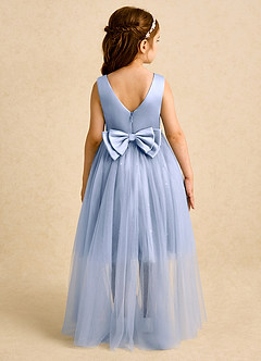 Azazie Bell Robe Demoiselle D'honneur Fillette Robe Princesse en Tulle Arc Eis image1