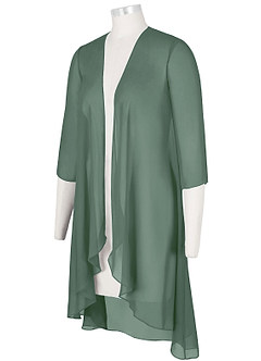 front Azazie Olivia Chiffon Wrap