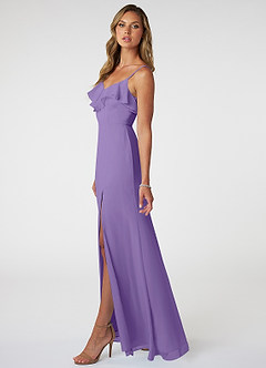 Azazie Natalia Final Sale Tahiti A-Line Chiffon Dress image3