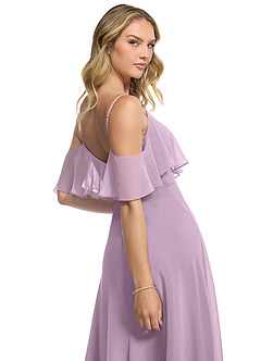 Azazie Jean Abiti da Damigella Abito Convertibile A-Line in Chiffon Glicine image7