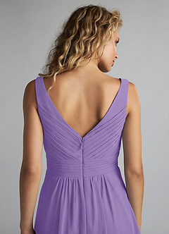 Azazie Grace Brautjungfernkleider A-Linie Plissee Chiffon Kleid Tahiti image6
