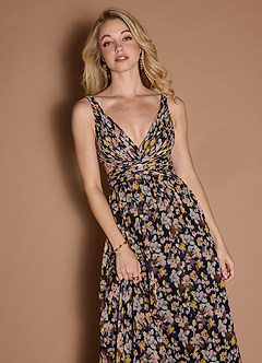 Aspen Black Multi Maxi Dress image9
