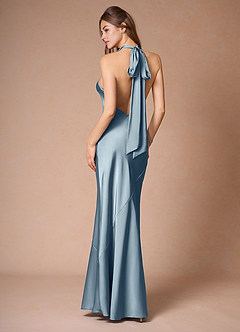 Maxi jurk Shome Poederblauw image6