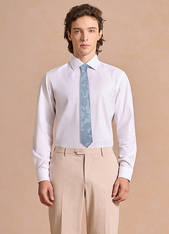 front Floral Burnout Skinny Tie