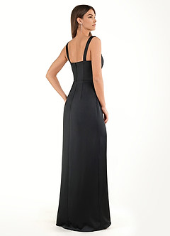 Nairi Black Corset Maxi Dress image5