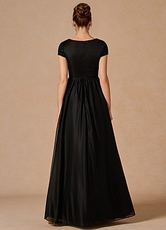 Colleen Negro Vestido largo image7