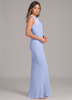 Azazie Allettie Bridesmaid Dresses Ice Mermaid Chiffon Dress image7